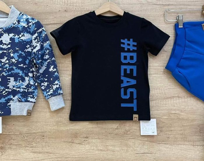 Koszulka/t-shirt #BEAST CZARNY MIMI