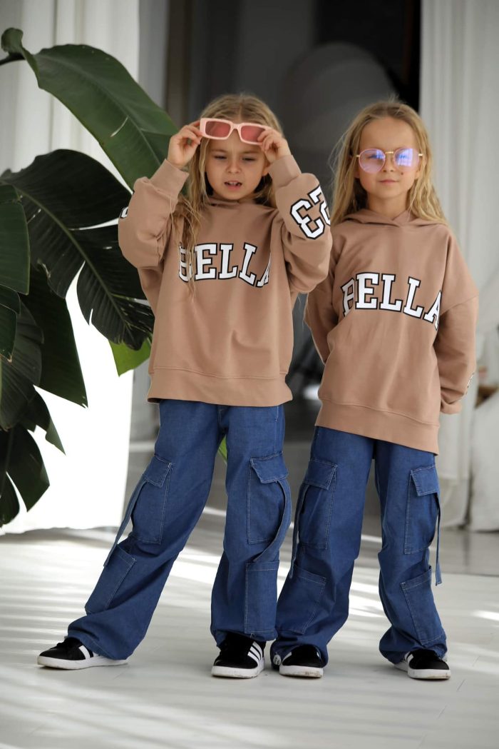 Bluza BEŻ BELLA QBA KIDS - obrazek 2