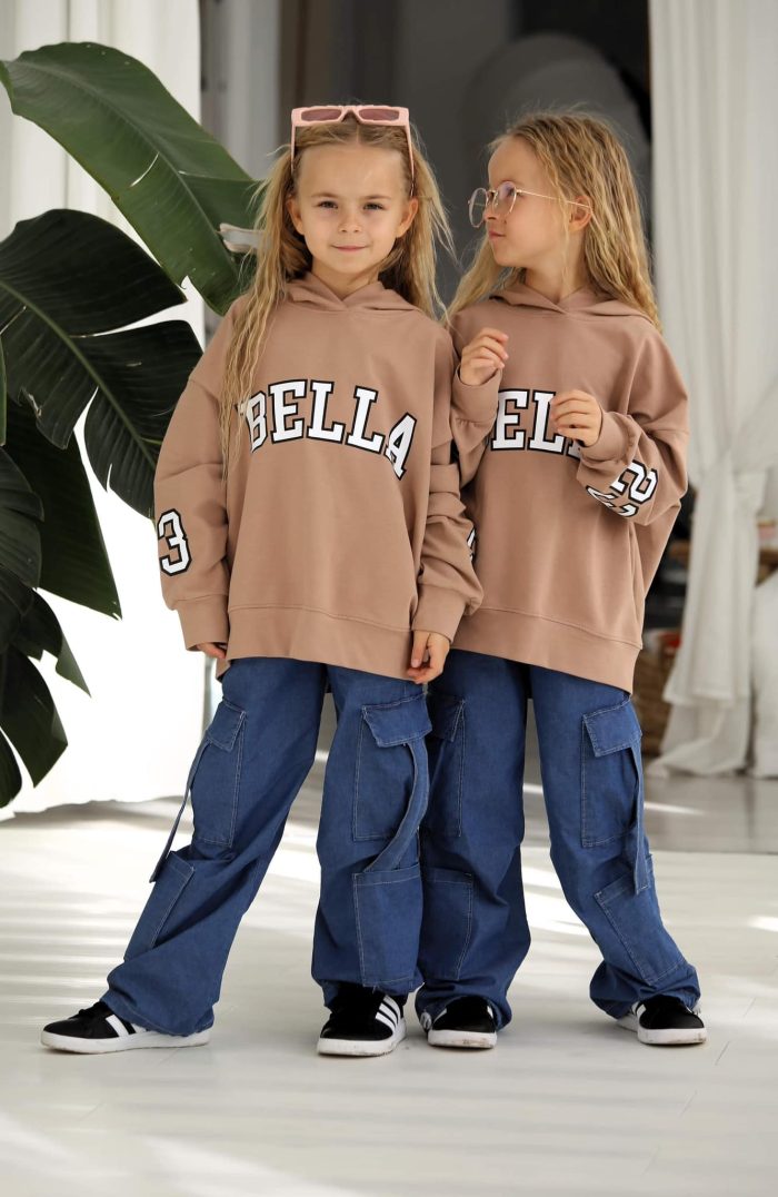 Bluza BEŻ BELLA QBA KIDS