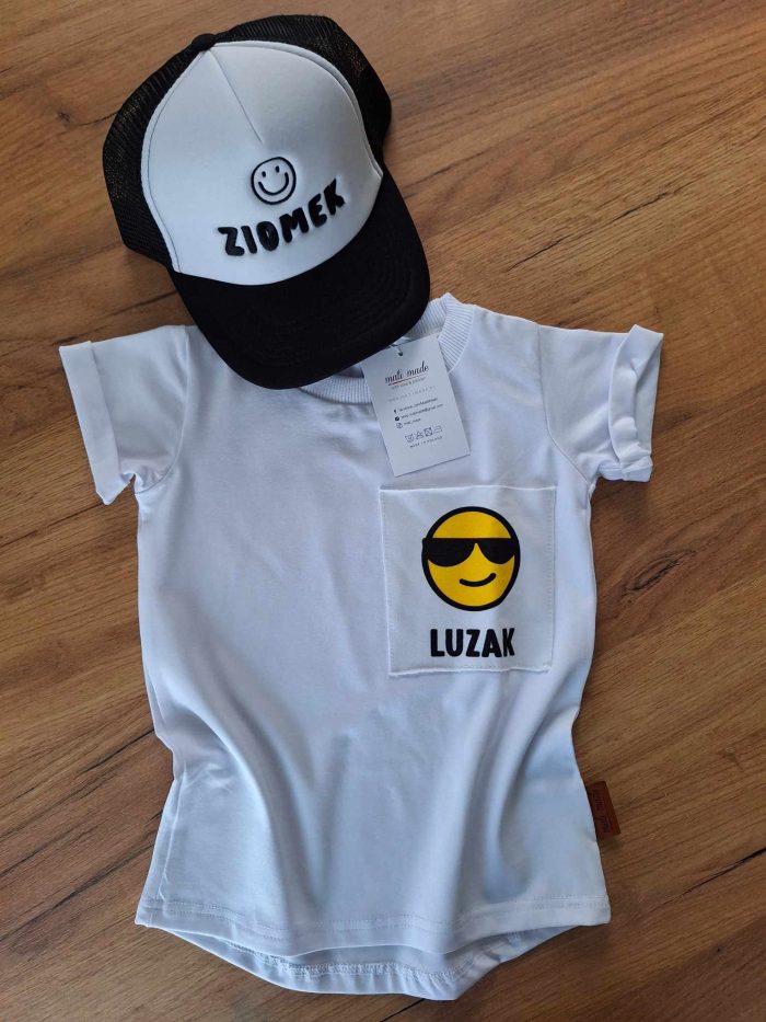 Koszulka/t-shirt BIAŁA LUZAK Mati Made