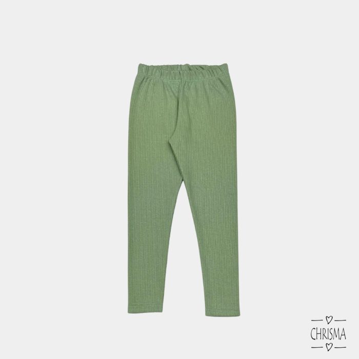 Legginsy prążek PISTACJA Chrisma