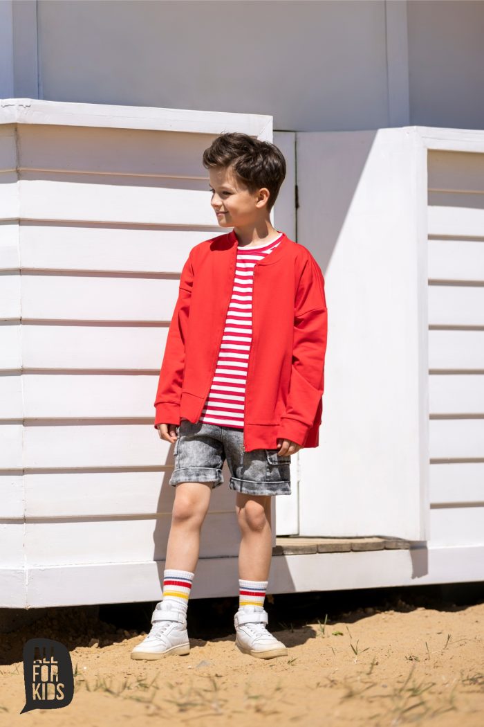 Bluza BOMBERKA CZERWONA All For Kids