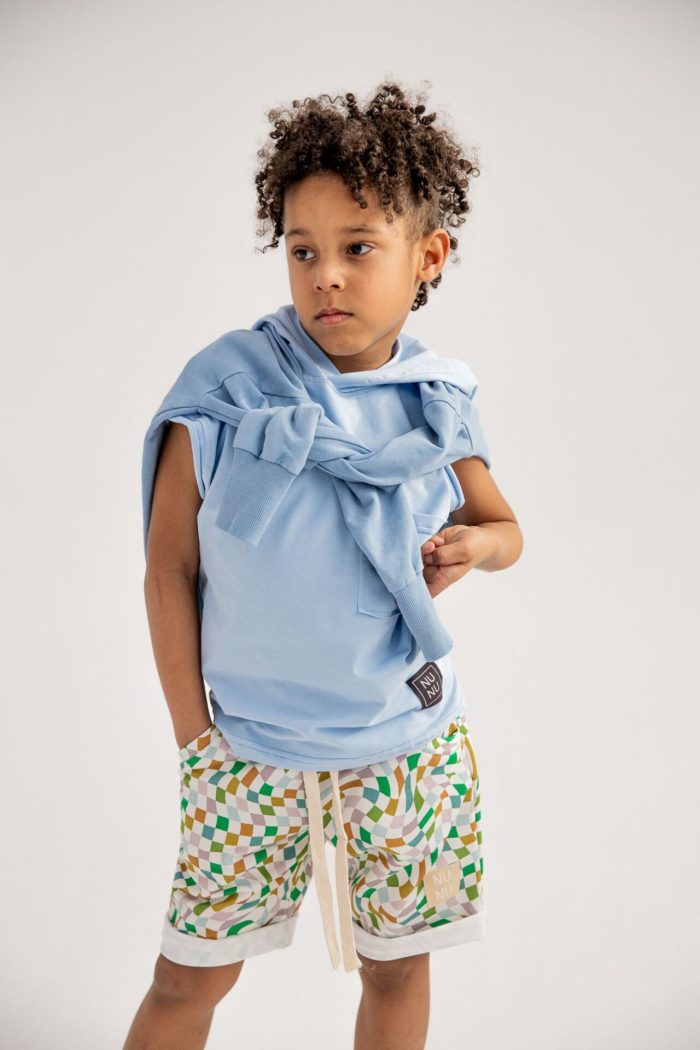 Koszulka z kapturem BASIC BABY BLUE NUNU