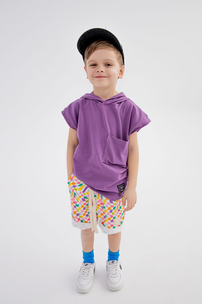 Koszulka z kapturem BASIC PURPLE NUNU