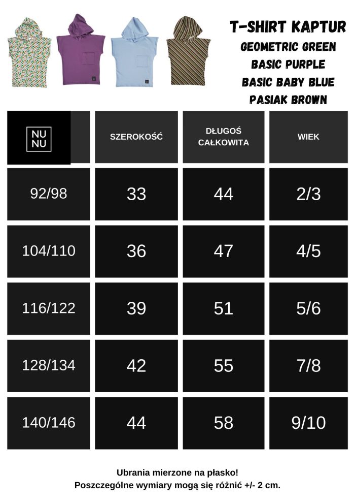 Koszulka z kapturem BASIC PURPLE NUNU - obrazek 4