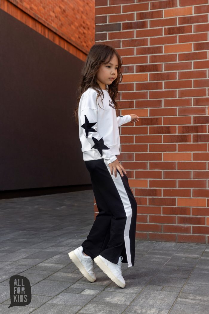 Bluza ŚMIETANKOWA Let's Go Girl All For Kids - obrazek 2
