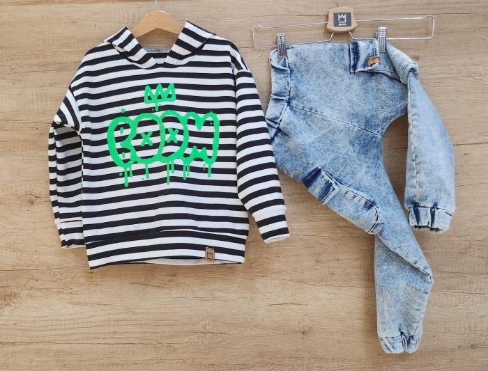Bluza PASIAK ZIELONA BOOM MIMI