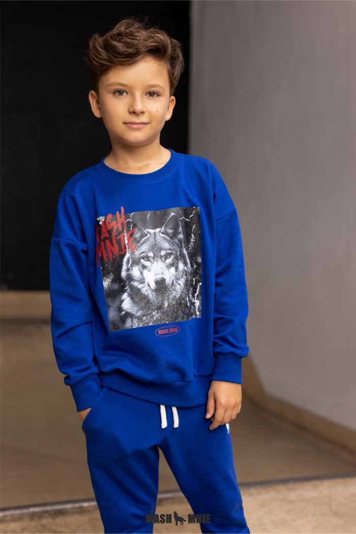 Bluza Wolf NIEBIESKA mashMNIE