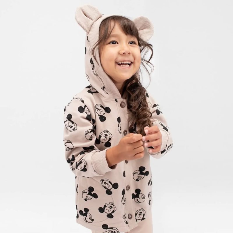 Bluza ocieplana Mickey BEŻ Klawo