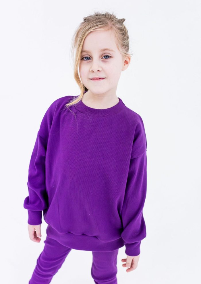 Komplet prążek FIOLETOWY FUNKids - obrazek 2