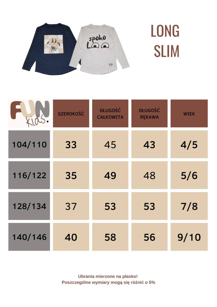 Longsleeve SLIM FEEL GOOD BIAŁA FUNKids - obrazek 3