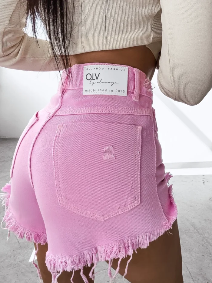 Spodenki damskie GREASE PINK OLA VOGA - obrazek 2