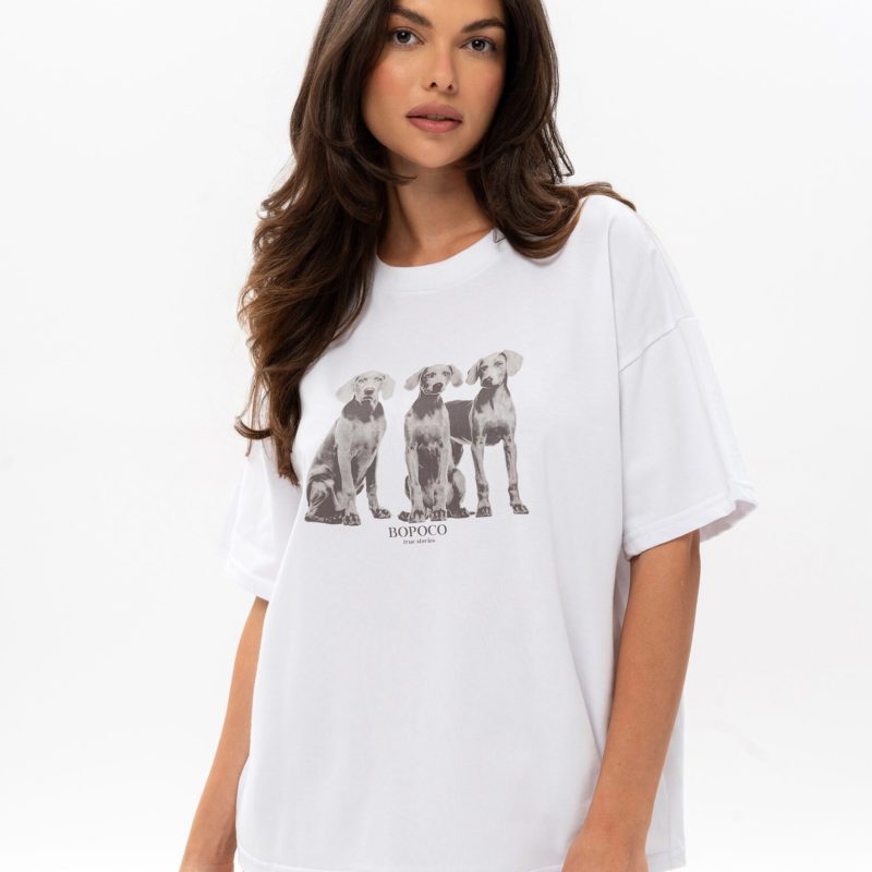 T-shirt PSY BIAŁY BOPOCO