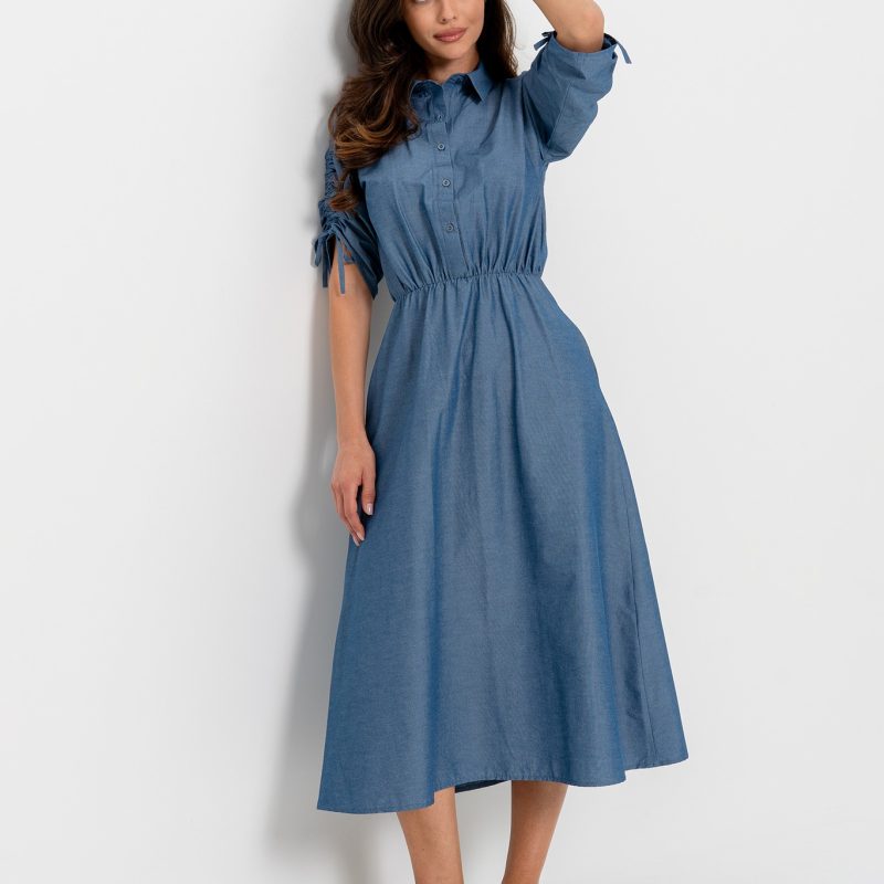 Sukienka MIDI BLUE JEANS BOPOCO