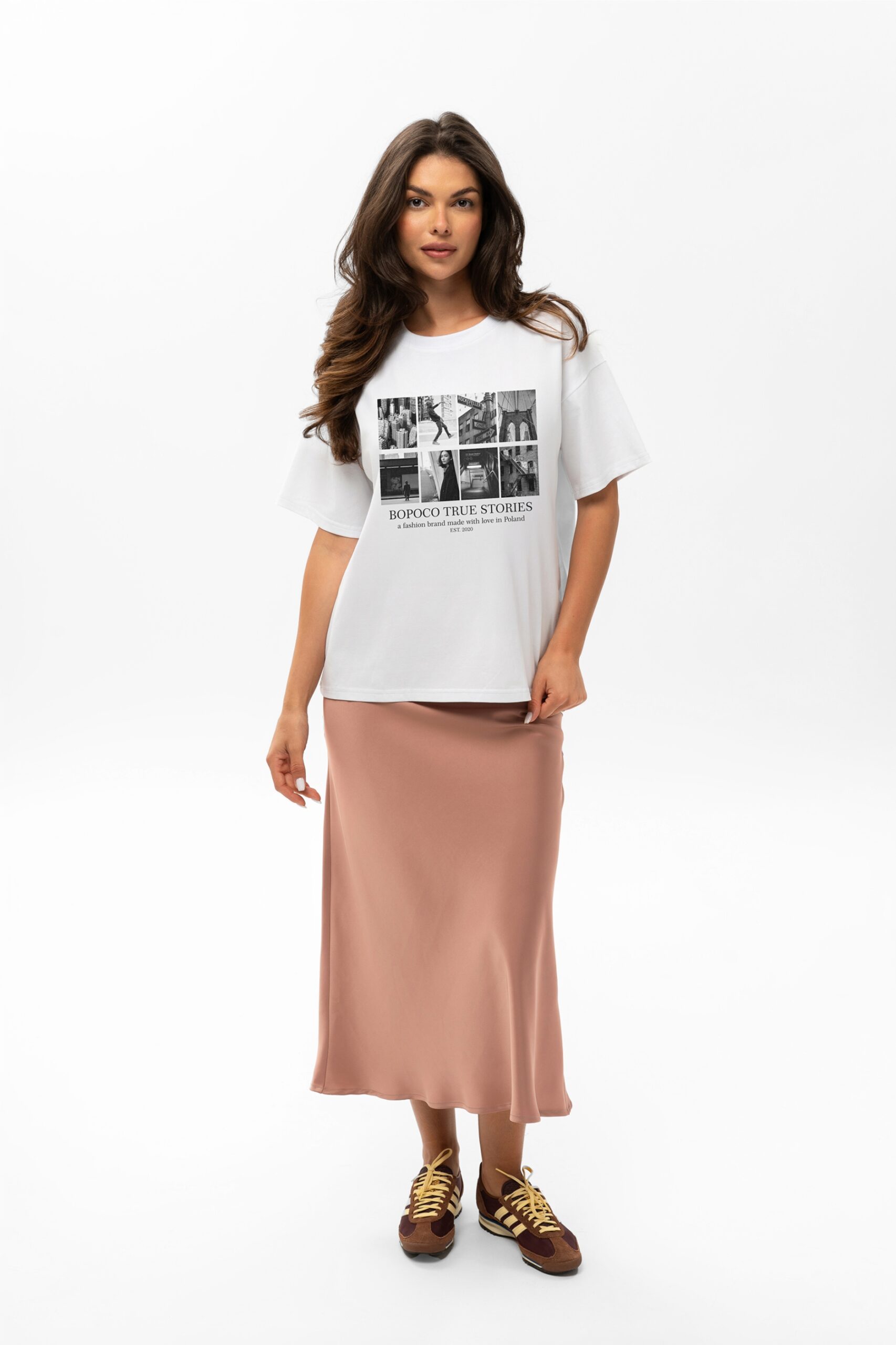 T-shirt CITY BIAŁA BOPOCO - obrazek 2