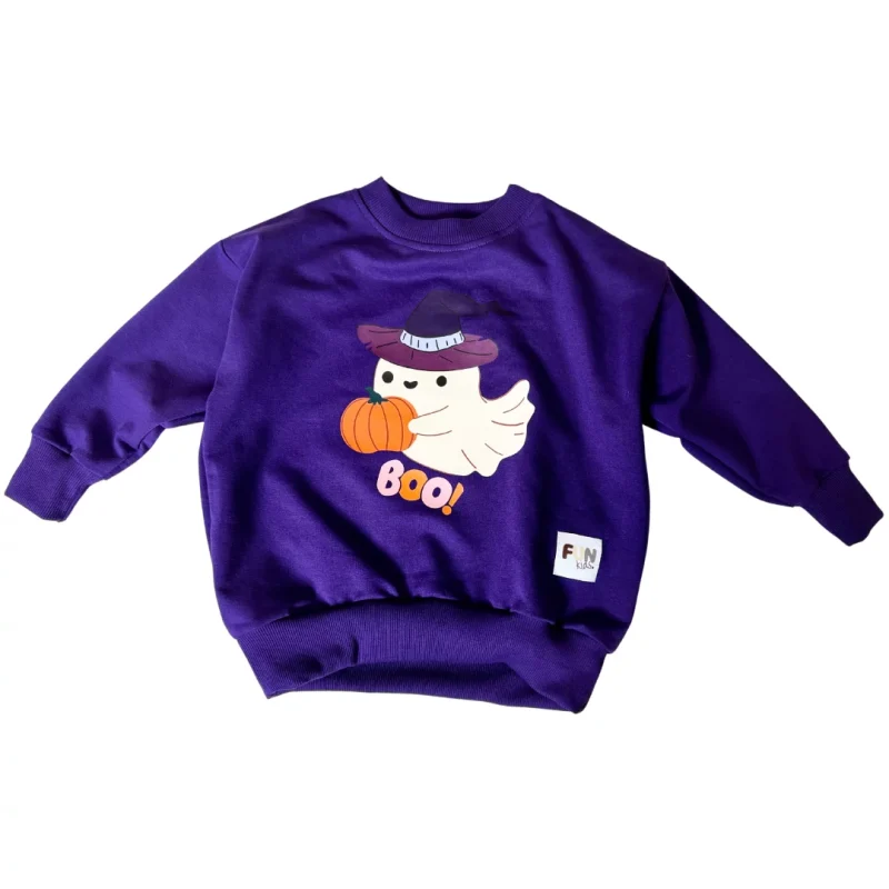 Bluza HALLOWEEN BOO FIOLET FUNKids