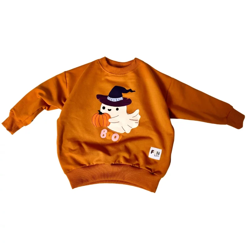 Bluza HALLOWEEN BOO POMARAŃCZ FUNKids