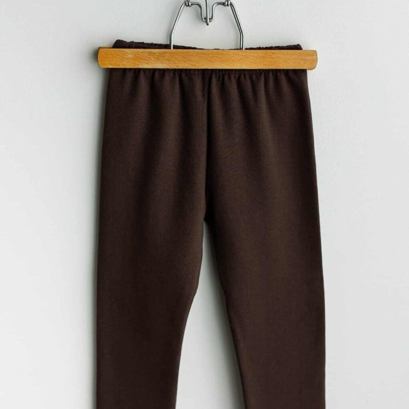 Legginsy ocieplane CZEKOLADA Lily Grey