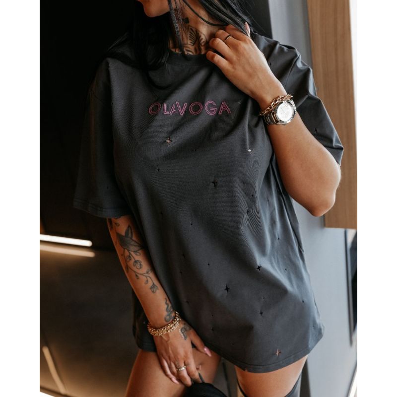T-shirt damski FIOVIIST OLAVOGA - obrazek 3